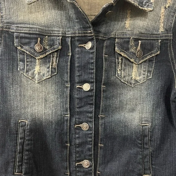 Cello Denimwear Denim Jacket Size M Women NWOT - Picture 5 of 10